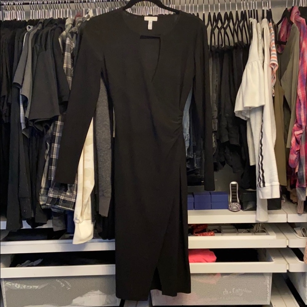Long sleeve Black Dress